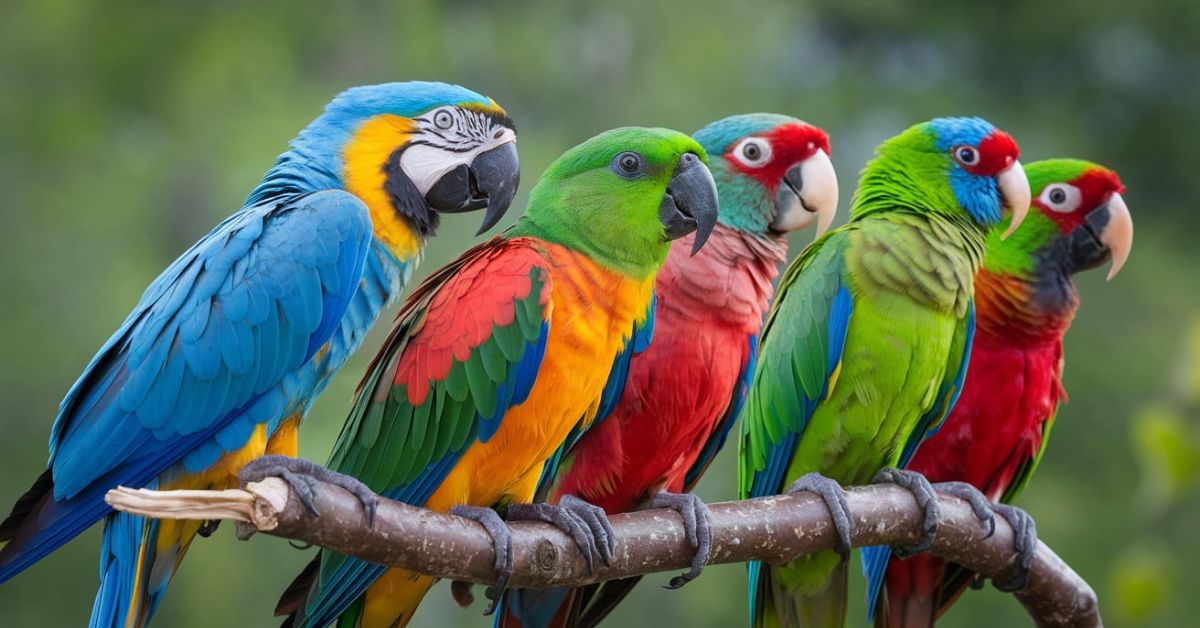 Colorful Parrots