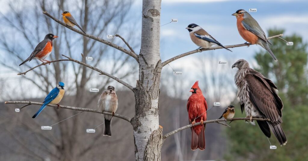 Names of Birds in Alphabetical Order