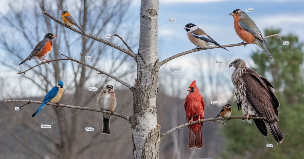 Names of Birds in Alphabetical Order