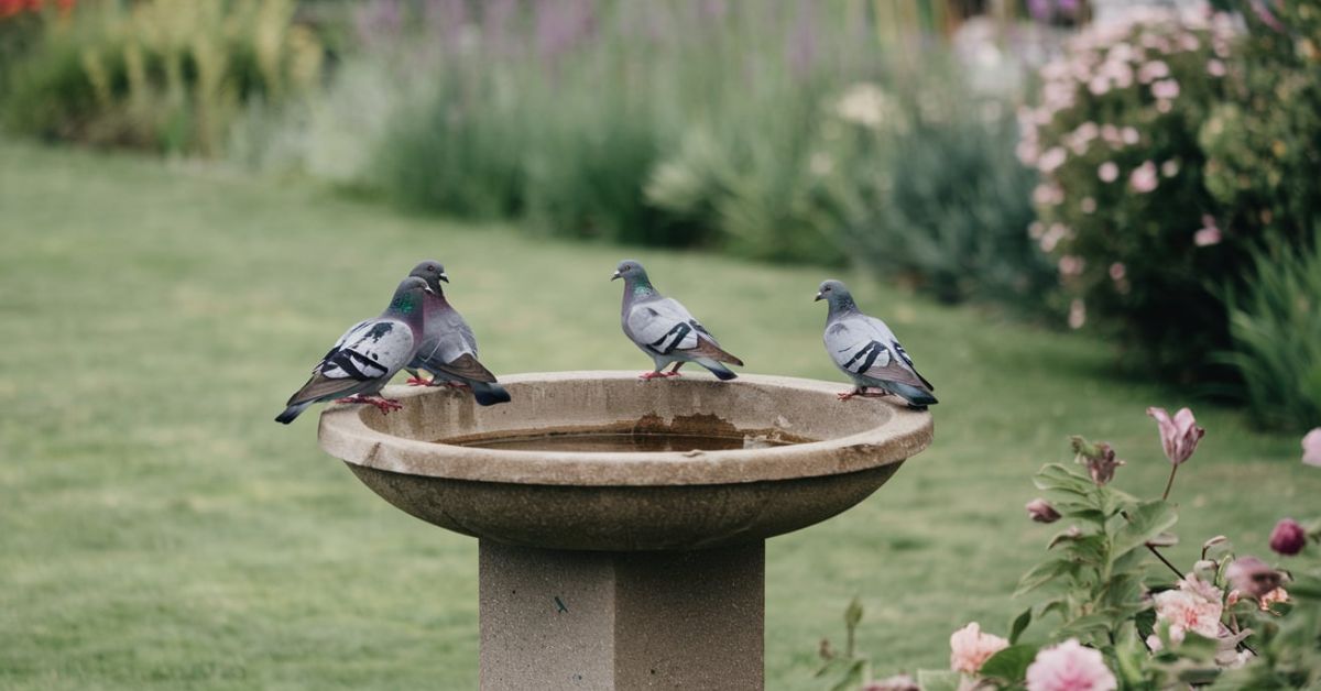 Concrete Bird Bath