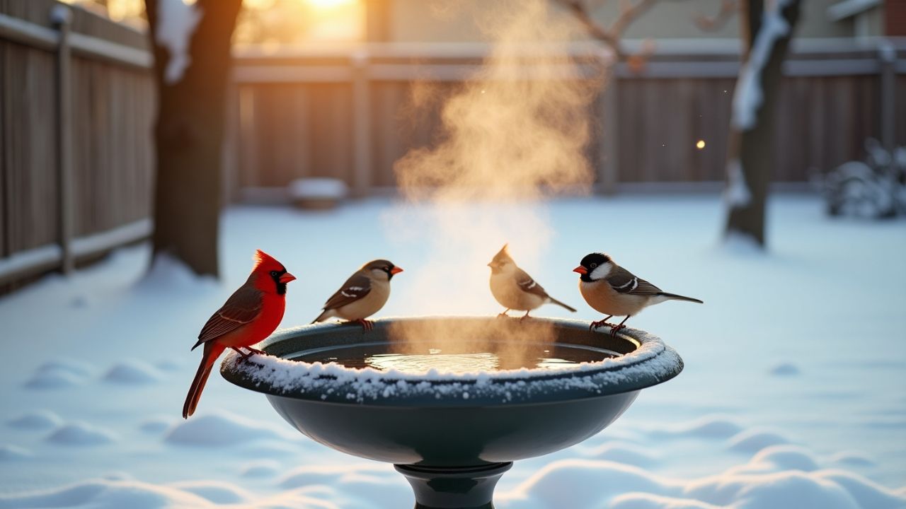 Heated Bird Bath